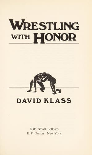 Cover image for Wrestling with honor