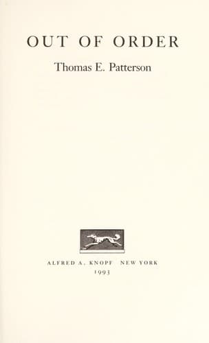 Cover image for Out of order