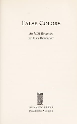 Cover image for False colors