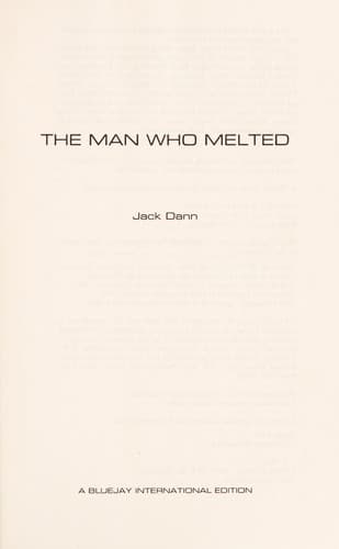Cover image for The man who melted