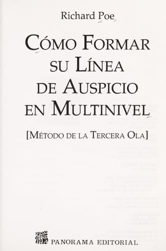 Co mo formar su li nea de auspicio en multinivel