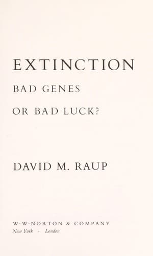Cover image for Extinction