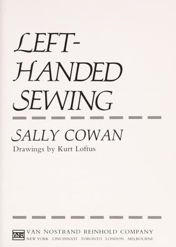 Cover image for Left-handed sewing