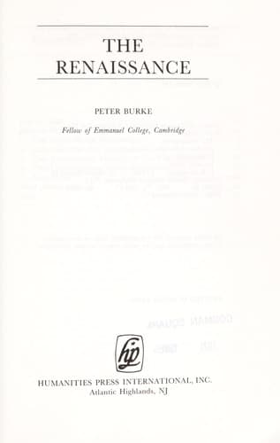 Cover image for The Renaissance
