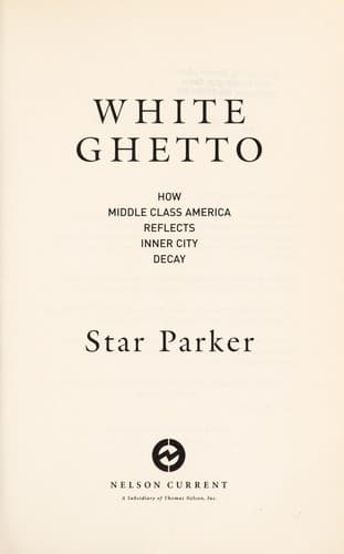 Cover image for White ghetto