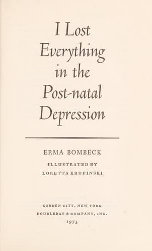 Cover image for I lost everything in the post-natal depression.