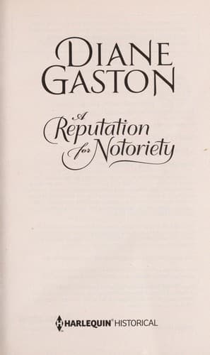 Cover image for A Reputation for Notoriety