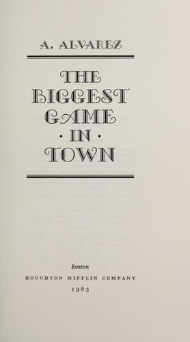 Cover image for The biggest game in town