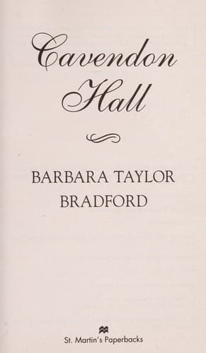 Cover image for Cavendon Hall