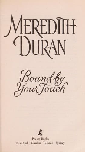 Cover image for Bound by your touch