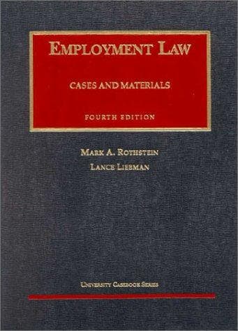 Cover image for Employment law