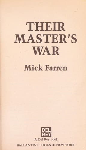 Cover image for Their Master's War
