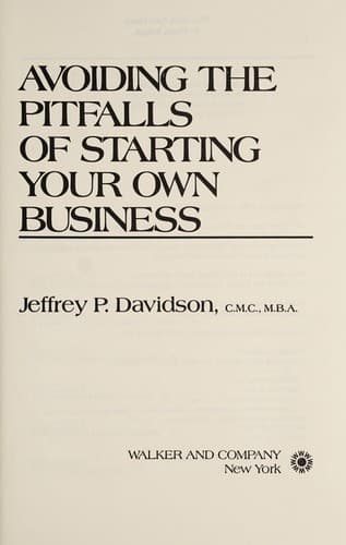 Cover image for Avoiding the pitfalls of starting your own business