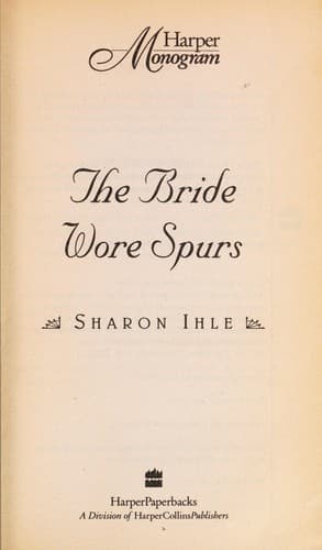 Cover image for The Bride Wore Spurs