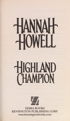 Cover image for Highland Champion