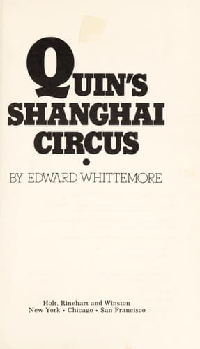 Cover image for Quin's Shanghai circus.
