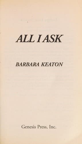 Cover image for All I ask