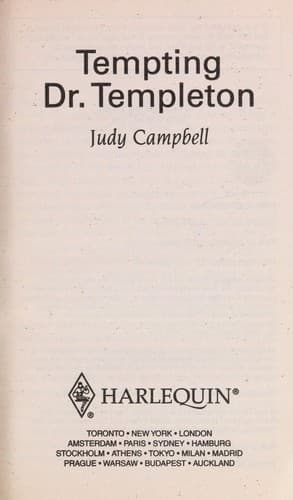 Cover image for Tempting Dr. Templeton