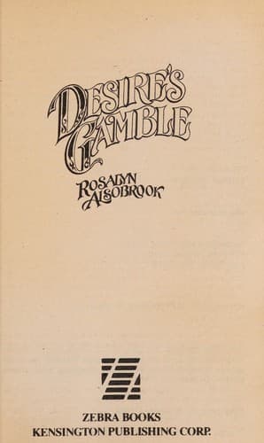 Cover image for Desire's gamble