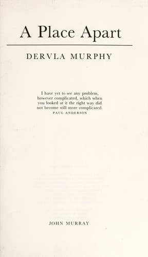 Cover image for A place apart