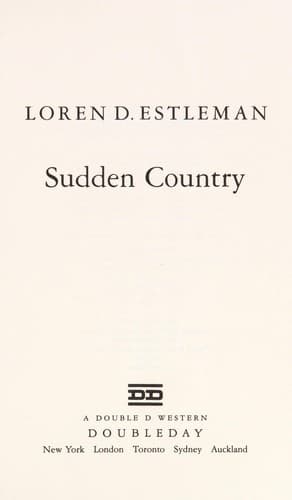 Cover image for Sudden country