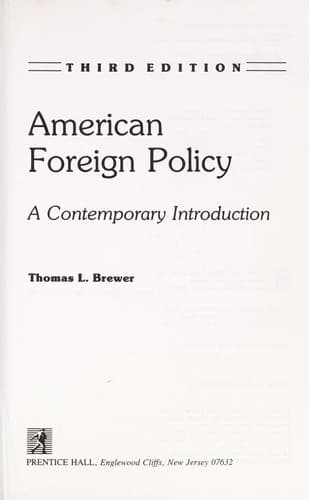 Cover image for American foreign policy