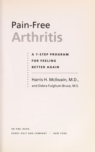 Cover image for Pain-free arthritis