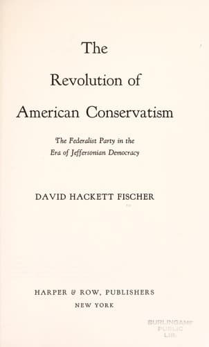 The revolution of American conservatism