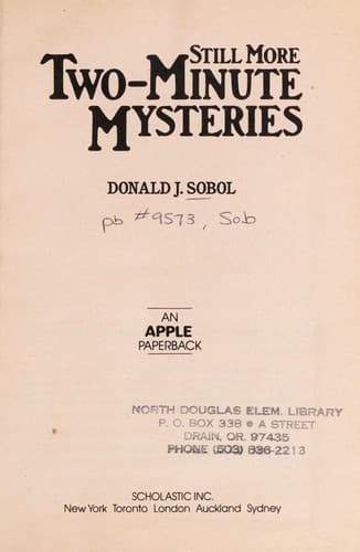 Cover image for Still more two-minute mysteries