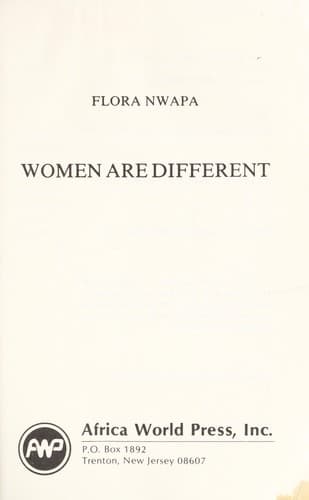 Cover image for Women Are Different