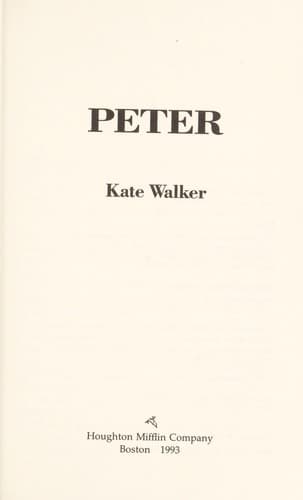 Cover image for Peter