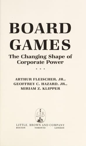 Cover image for Board games