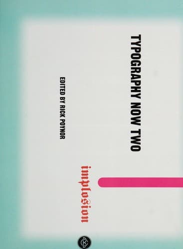 Cover image for Typography Now Two
