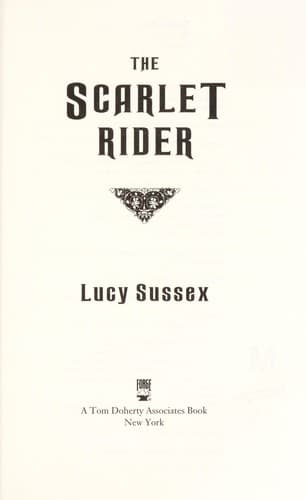 Cover image for The scarlet rider