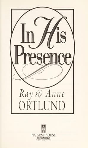 Cover image for In his presence