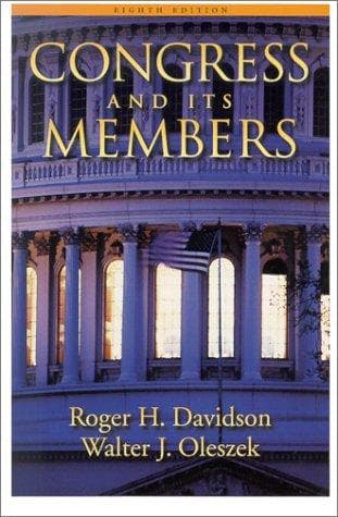 Cover image for Congress and Its Members, 8th Edition