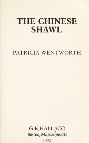 Cover image for The Chinese Shawl