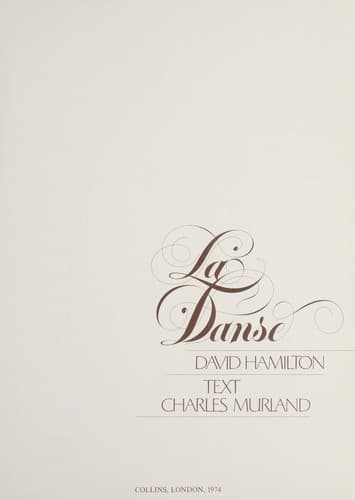 Cover image for La danse