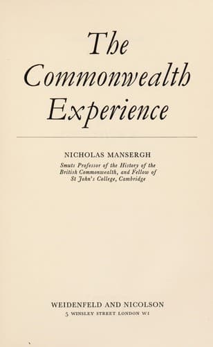 Cover image for The Commonwealth experience.