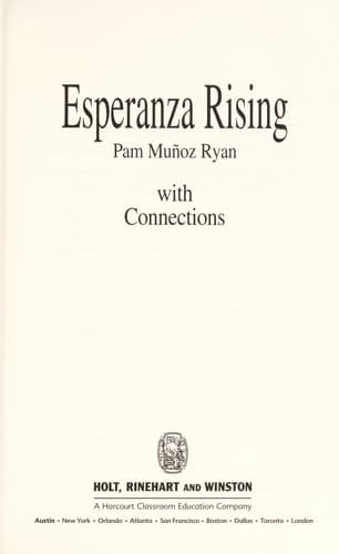 Cover image for Esperanza rising