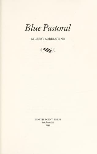 Cover image for Blue pastoral