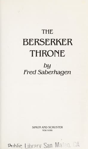 Cover image for The berserker throne