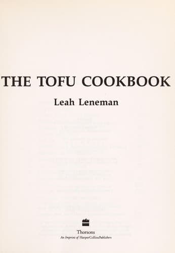 Cover image for The tofu cookbook