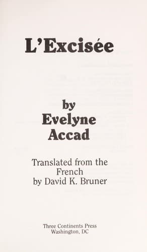 Cover image for L' excisée