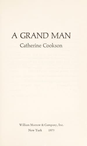 Cover image for A grand man