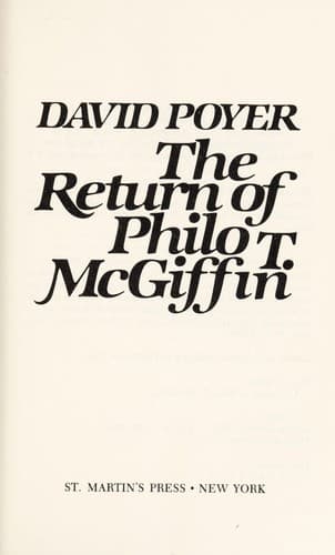 Cover image for The return of Philo T. McGiffin