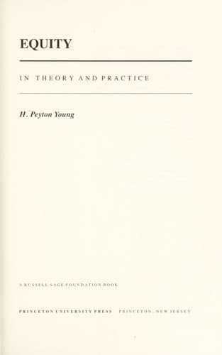 Cover image for Equity
