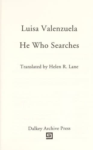 Cover image for He who searches