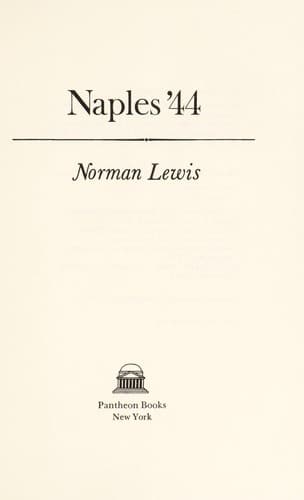 Cover image for Naples '44