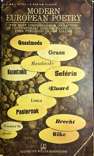 Cover image for Modern European Poetry